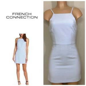 New. French Connection baby blue mini dress.  MSRP $168. Size 6